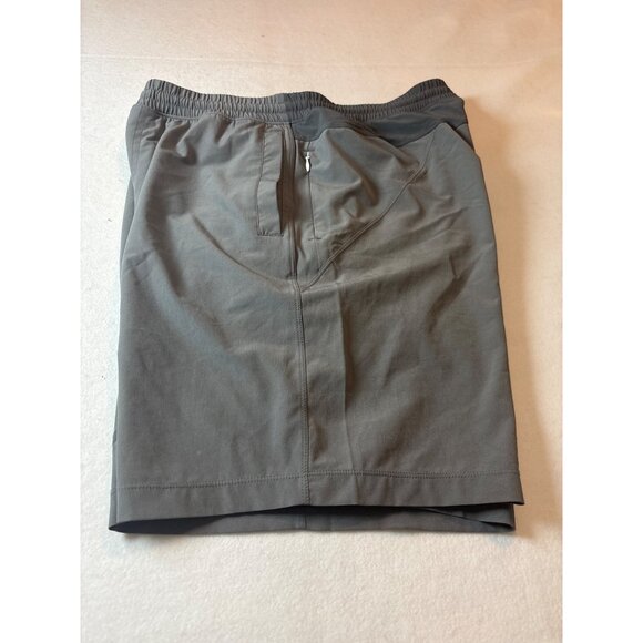 Birddogs Mens Gray Athletic Shorts With Elastic Waist & Zip Pocket - Picture 6 of 11
